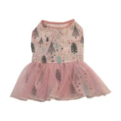 DRESS-PINE TREES (PINK) (MEDIUM)