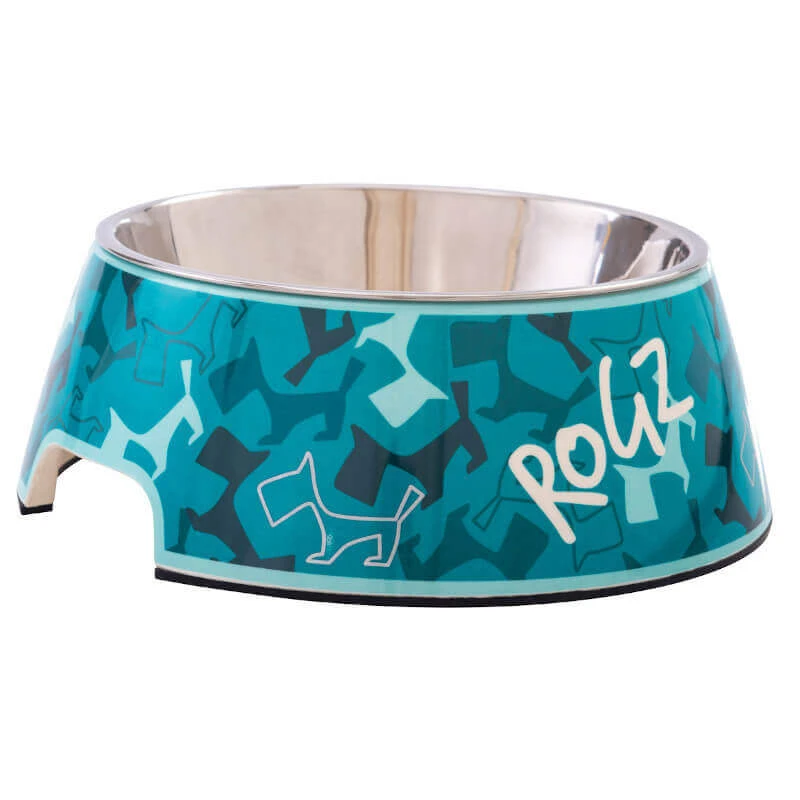 ROGZ BUBBLE 2IN1 BOWL- MINT DOG (700ml) 3 ROGZ BUBBLE 2IN1 BOWL- MINT DOG (700ml)